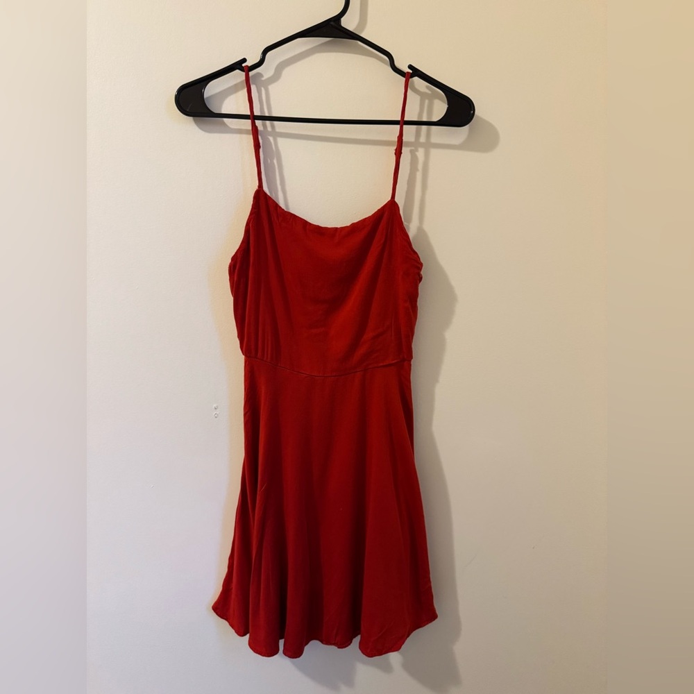 Kimchi Blue Scarlet Red Fabric